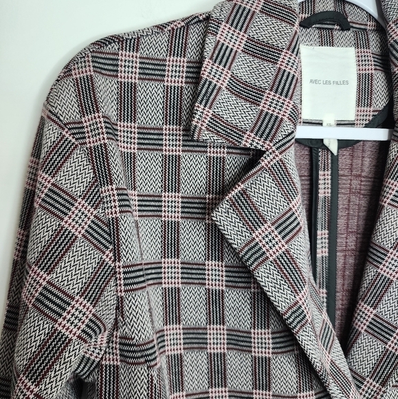 Avec Les Filles Soft Knit Blazer Jacket XS - Picture 3 of 9